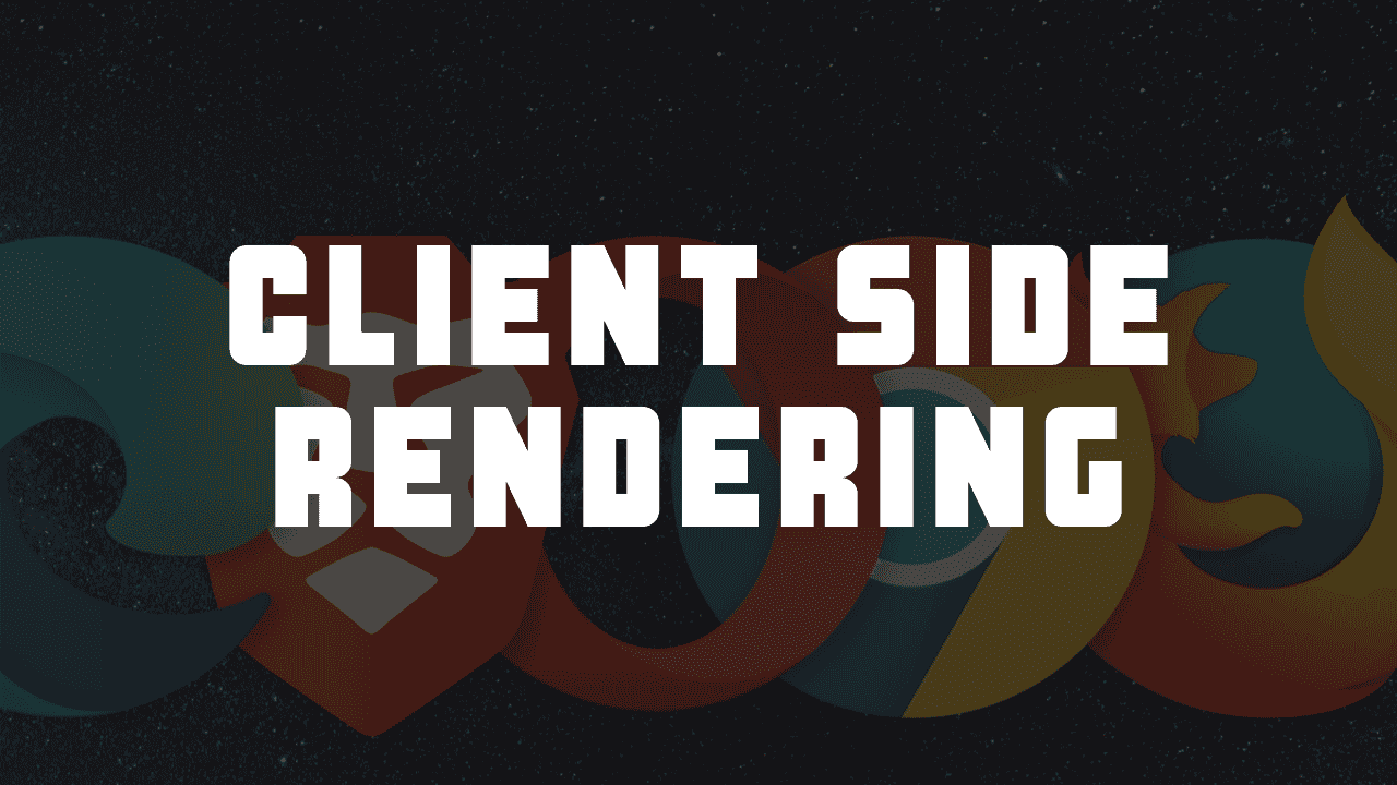 Client-side rendering (CSR) means rendering pages directly in the browser using JavaScript. All logic, data fetching, templating and routing are handled on the client rather than the server.